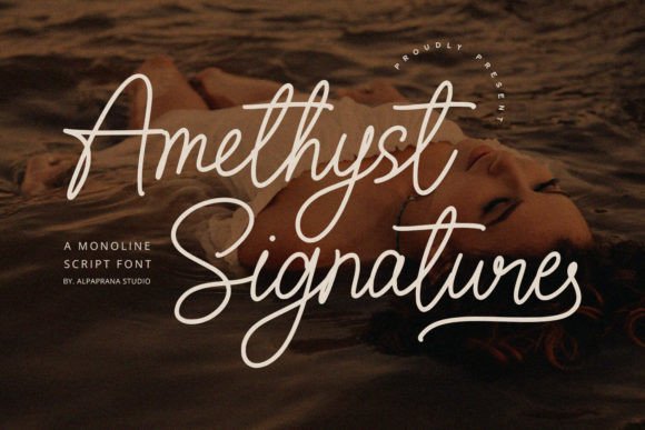 Amethyst Signature Font for Modern Branding
