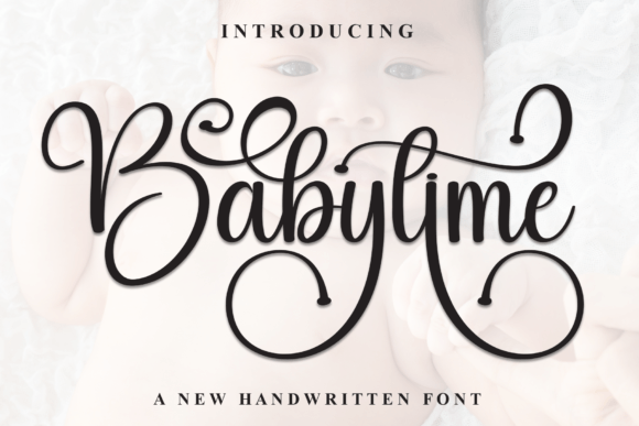 Babytime Script Font for Digital Branding