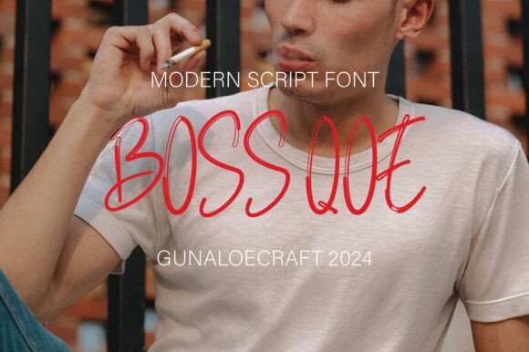 Boss Qoe Script Font for Handmade Brands
