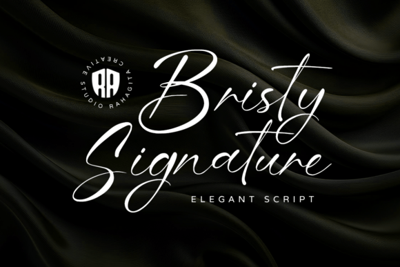 Bristy Signature Font for Elegant Branding