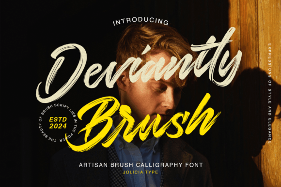 Deviantly Brush Font for Bold Brand Identity