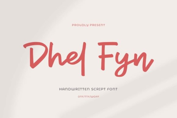 Dhel Fyn: The Elegant Script Font for Modern Designers