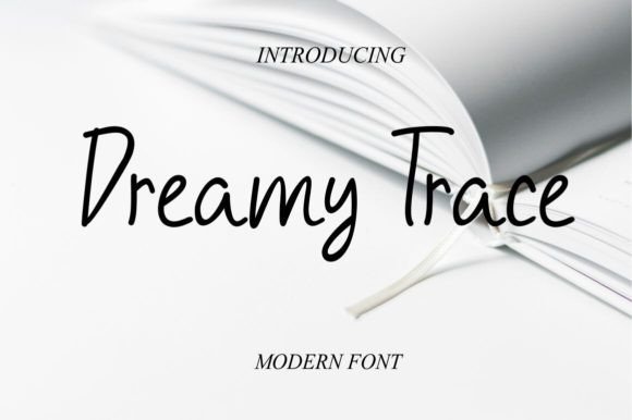 Dreamy Trace: A Festive Script Font for Web Design