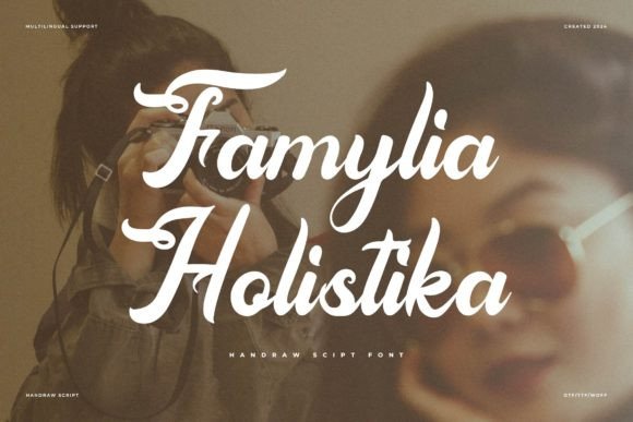 Famylia Holistika: The Handwritten Font for Warm Branding