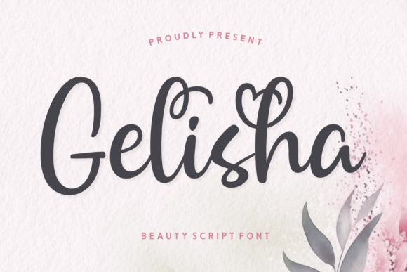 Gelisha Script Typeface for Branding