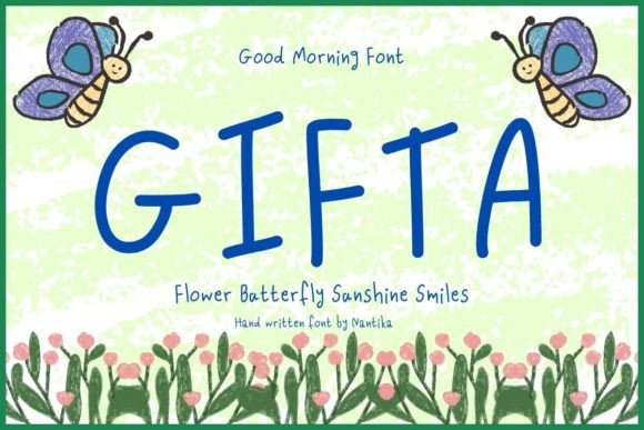 Gifta Typeface: Charming Script for Branding