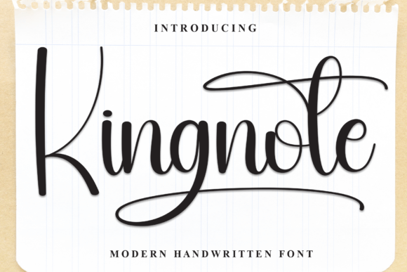 Kingnote Font Review for Elegant Handmade Branding