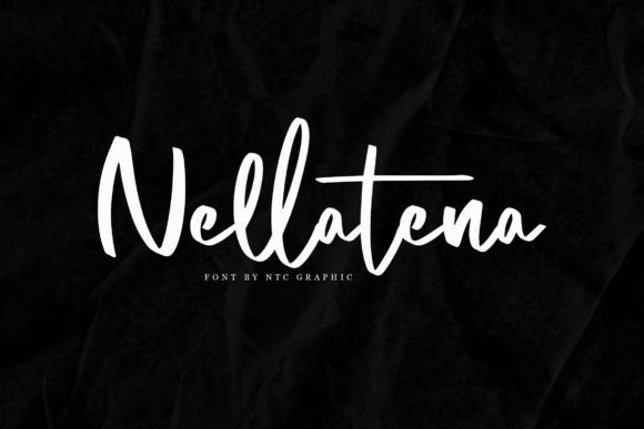 Nellatena: The Elegant Brush Script Font for Makers