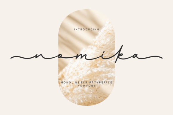 Nomika Script Font for Elegant Branding