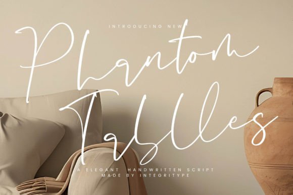 Phantom Tablles: A Handwritten Script Font for Branding