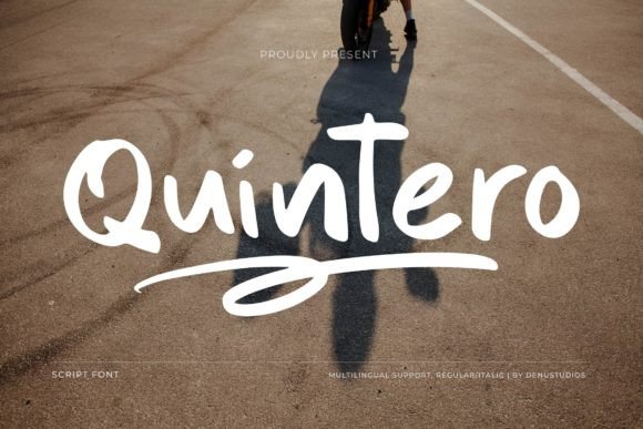 Quintero: A Script Handwritten Font for Modern Campaigns