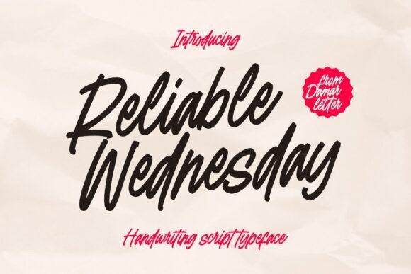 Reliable Wednesday Typeface for Editorial Design