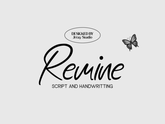 Remine: A Modern Script Handwritten Font for Makers