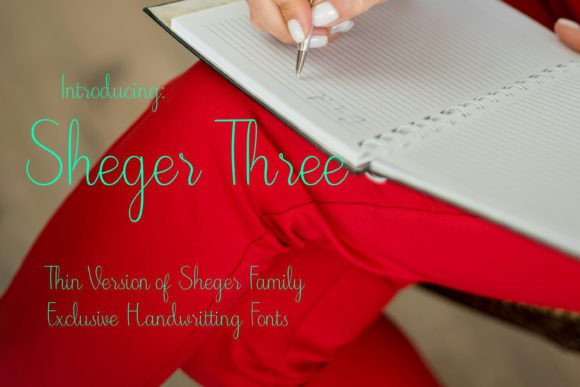 Sheger Three Typeface for Editorial Design