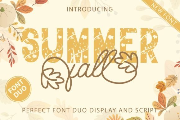 Summer Fall Duo Typeface for Campaign Clarity