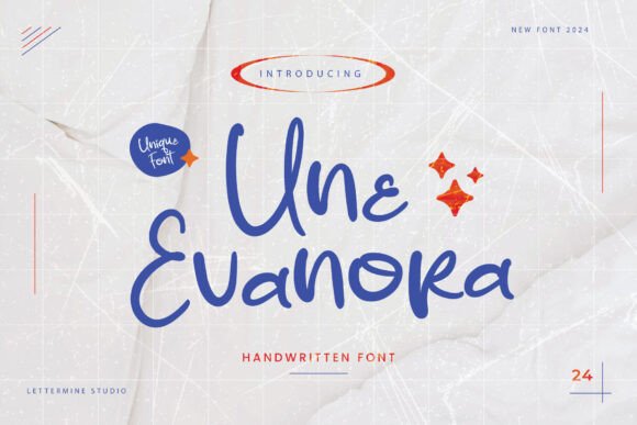 Une Evanora Font for Elegant Small Business Branding