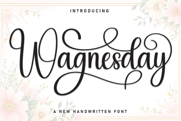 Wagnesday Font for Elegant Small Business Branding
